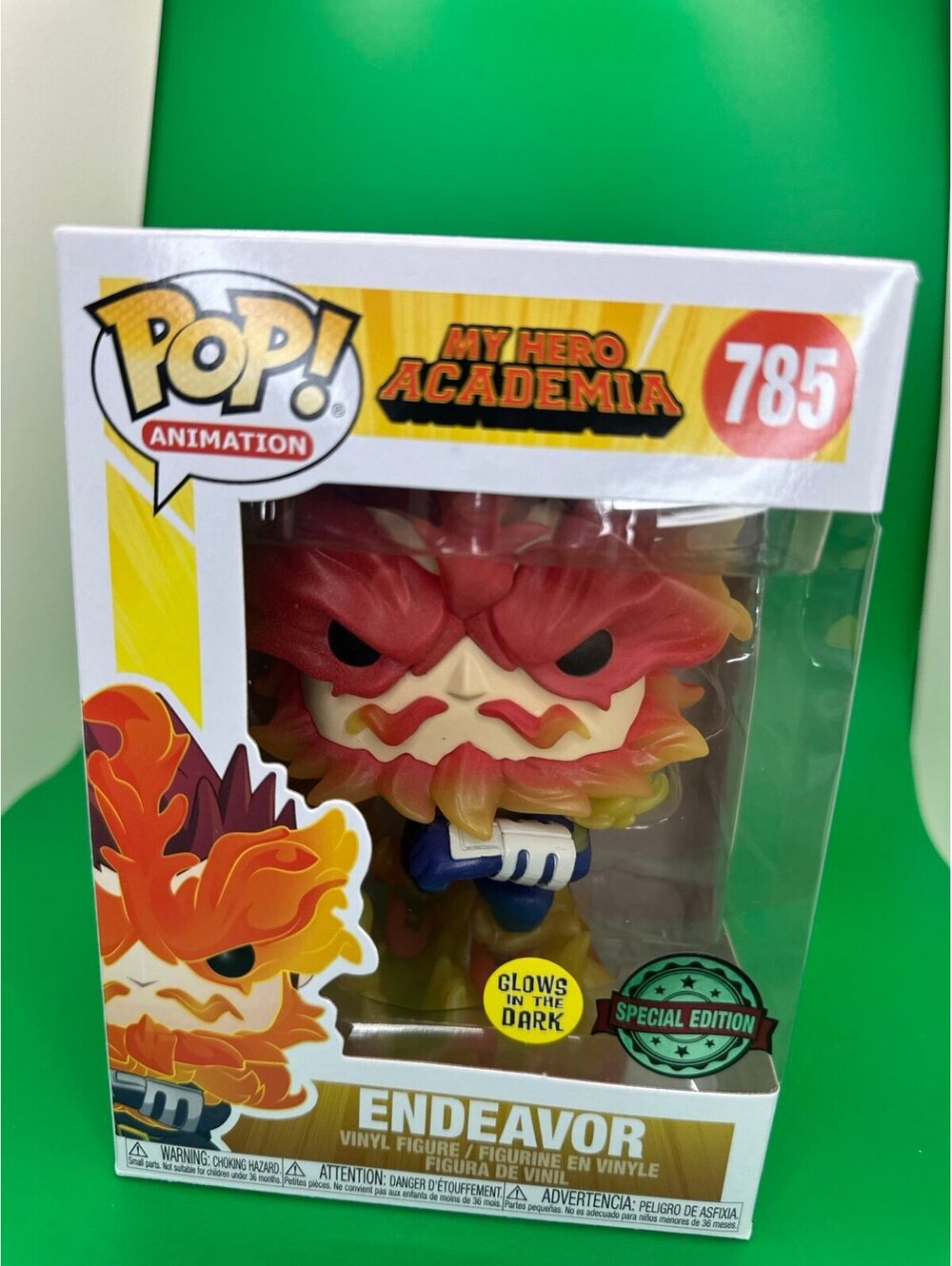 FUnko POP! My Hero Academia Endeavor Funko Pop mha 785 Glow in the dark